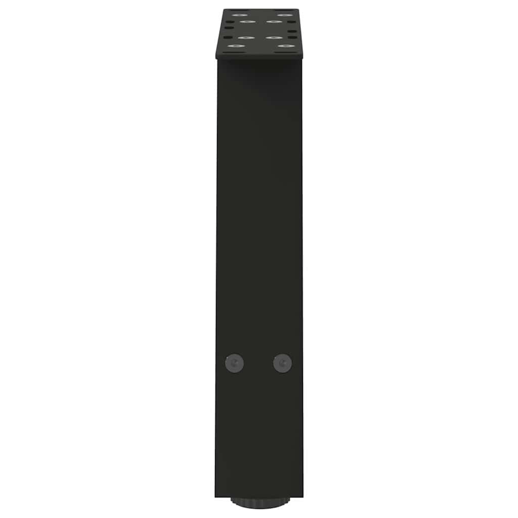 Gambe per Tavolino da Caffè a Forma di A 2 pz Nere 50x(30-31)cm