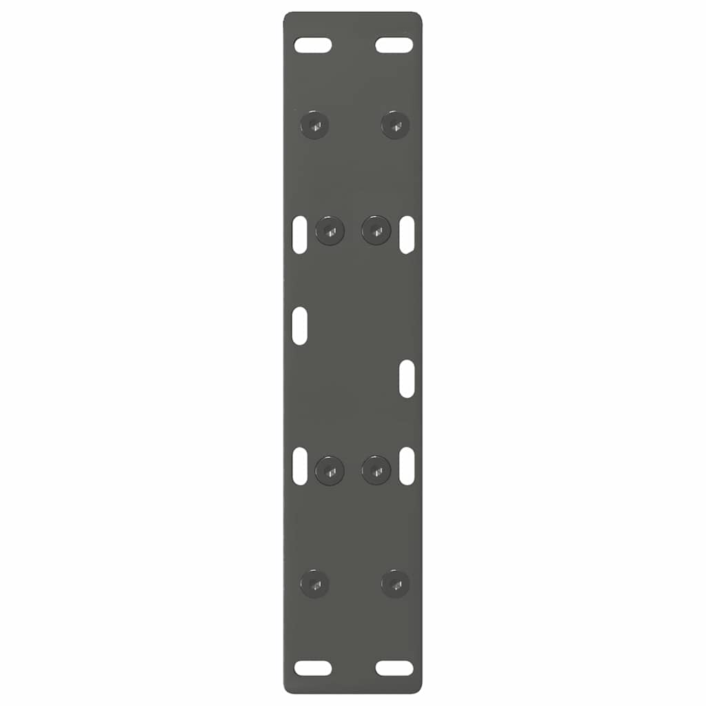 Gambe Tavolino Caffè a A 2 pz Antracite 50x(30-31)cm in Acciaio - homemem39