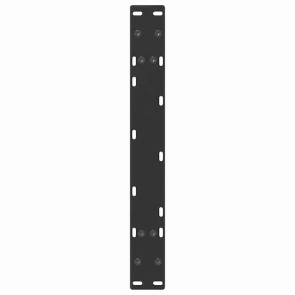 Gambe per Tavolino da Caffè a Forma di A 2 pz Nere 60x(30-31)cm