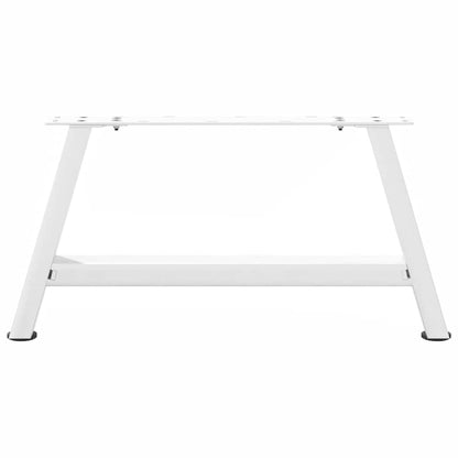 Gambe Tavolino da Caffè a A 2 pz Bianco 60x(30-31) cm Acciaio - homemem39