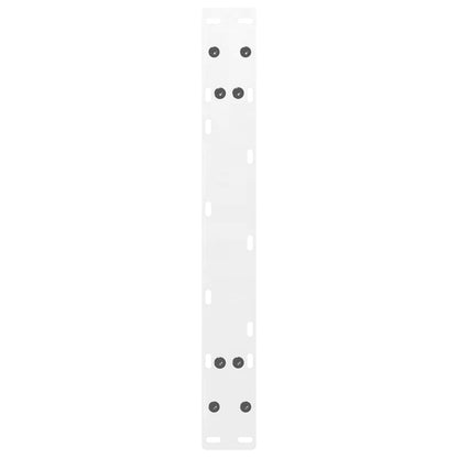 Gambe Tavolino da Caffè a A 2 pz Bianco 60x(30-31) cm Acciaio - homemem39