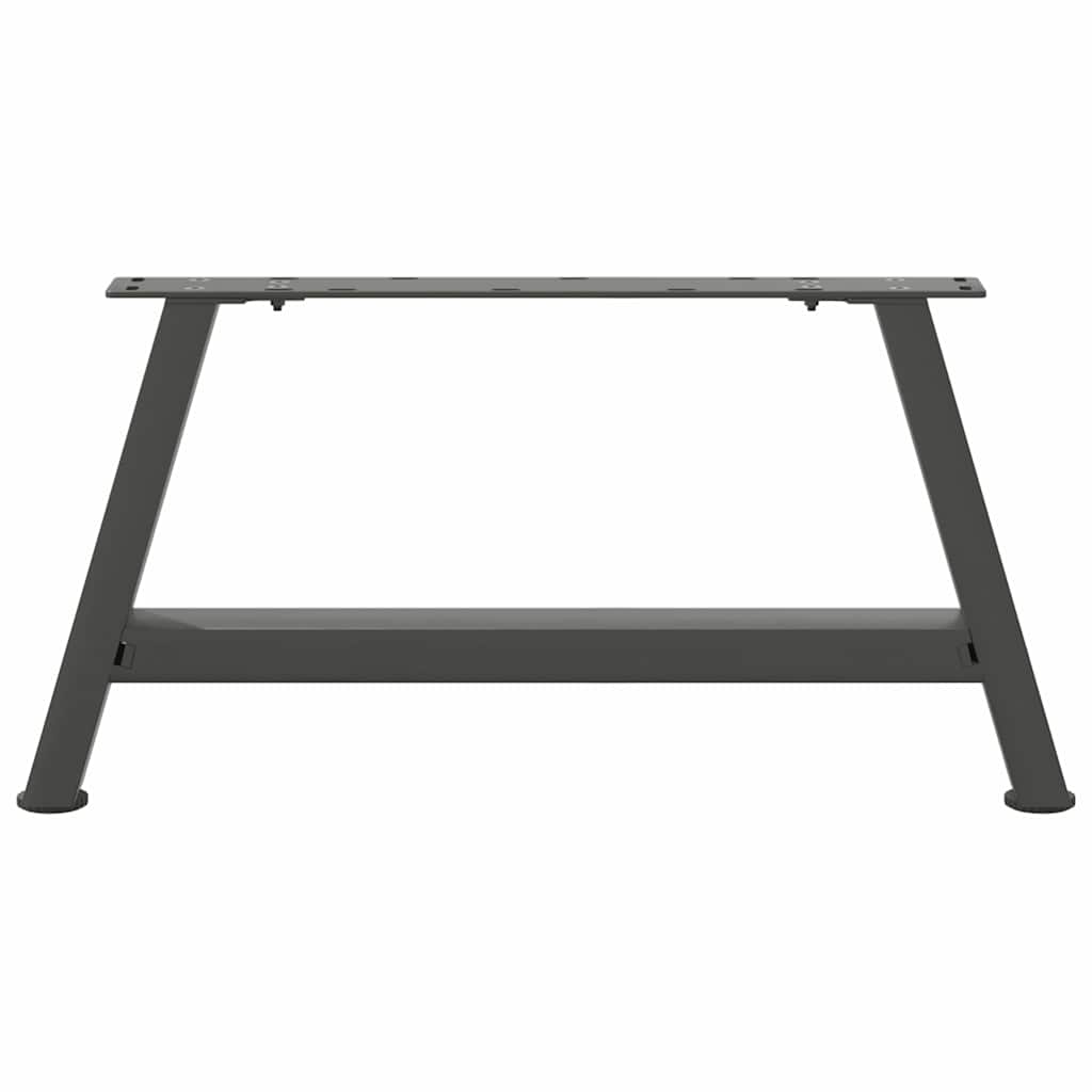 Gambe per Tavolino da Caffè forma A 2 pz Antracite 60x(30-31)cm