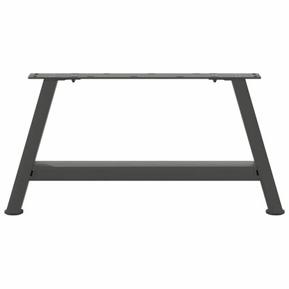 Gambe per Tavolino da Caffè forma A 2 pz Antracite 60x(30-31)cm