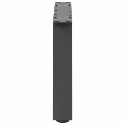 Gambe per Tavolino da Caffè forma A 2 pz Antracite 60x(30-31)cm