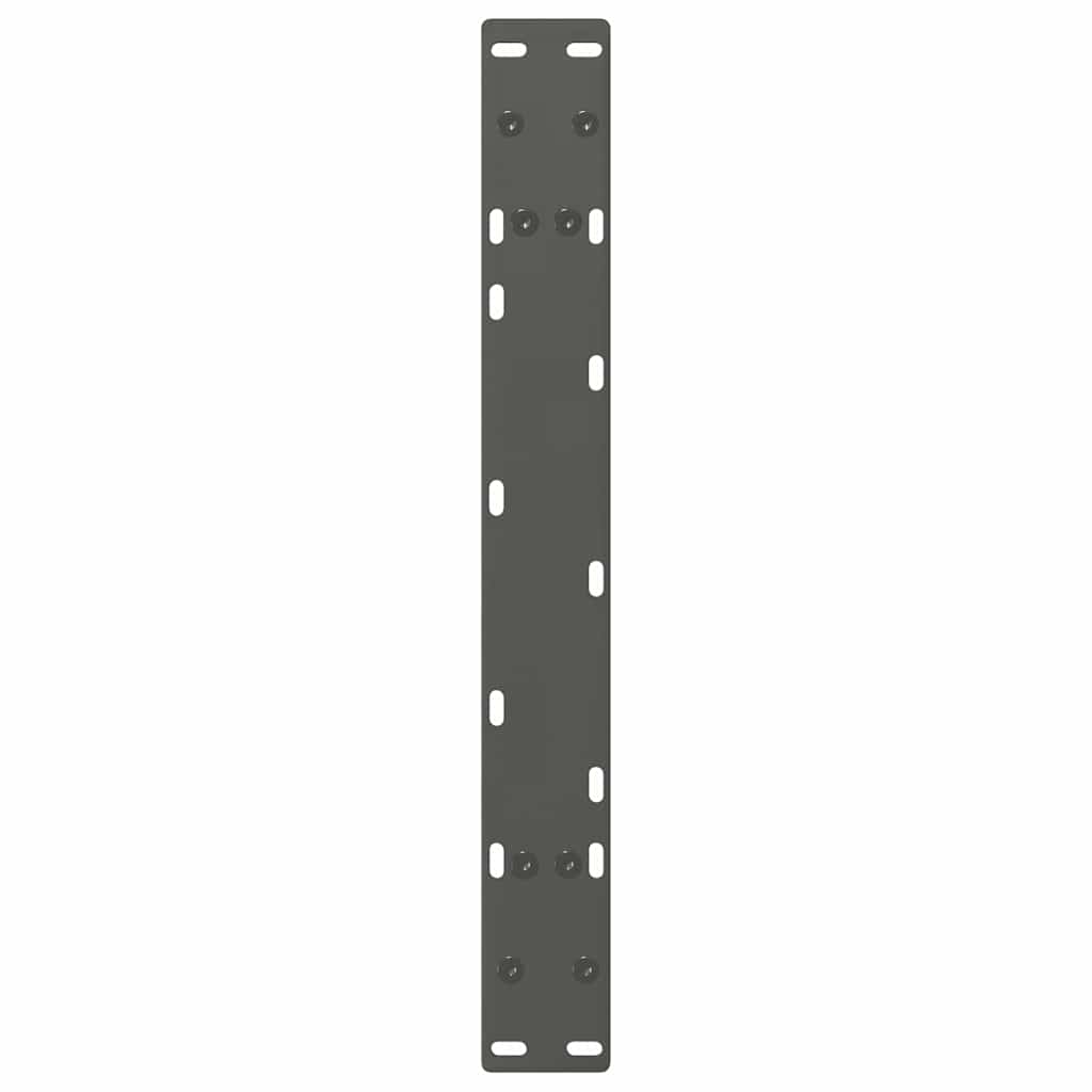 Gambe per Tavolino da Caffè forma A 2 pz Antracite 60x(30-31)cm