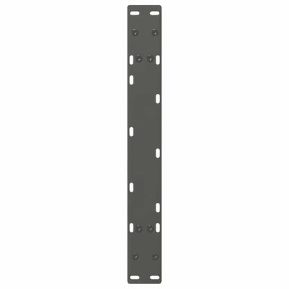 Gambe per Tavolino da Caffè forma A 2 pz Antracite 60x(30-31)cm