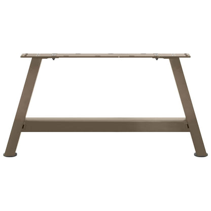 Gambe per Tavolino da Caffè a Forma di A 2 pz 60x(30-31) cm Acciaio