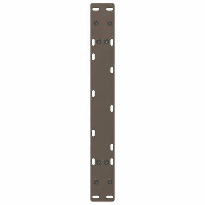 Gambe per Tavolino da Caffè a Forma di A 2 pz 60x(30-31) cm Acciaio
