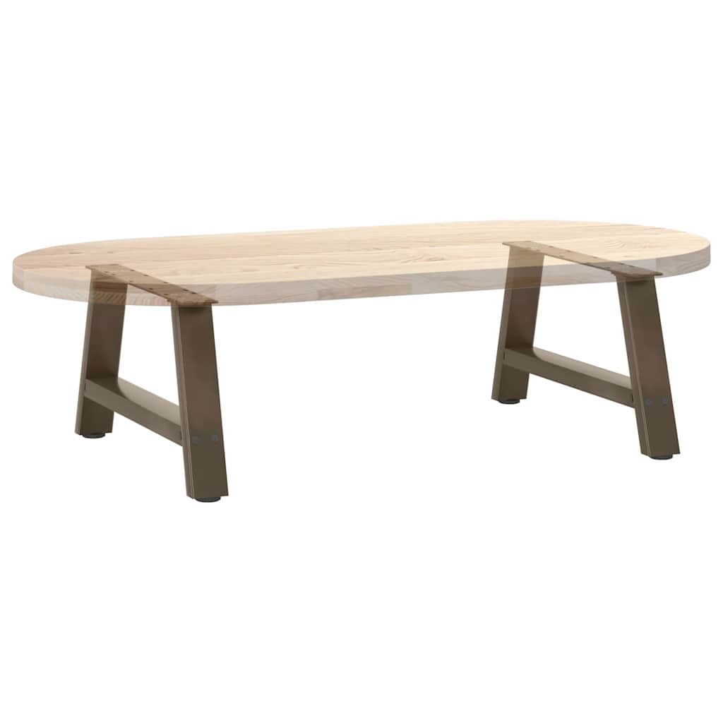 Gambe per Tavolino da Caffè a Forma di A 2 pz 60x(30-31) cm