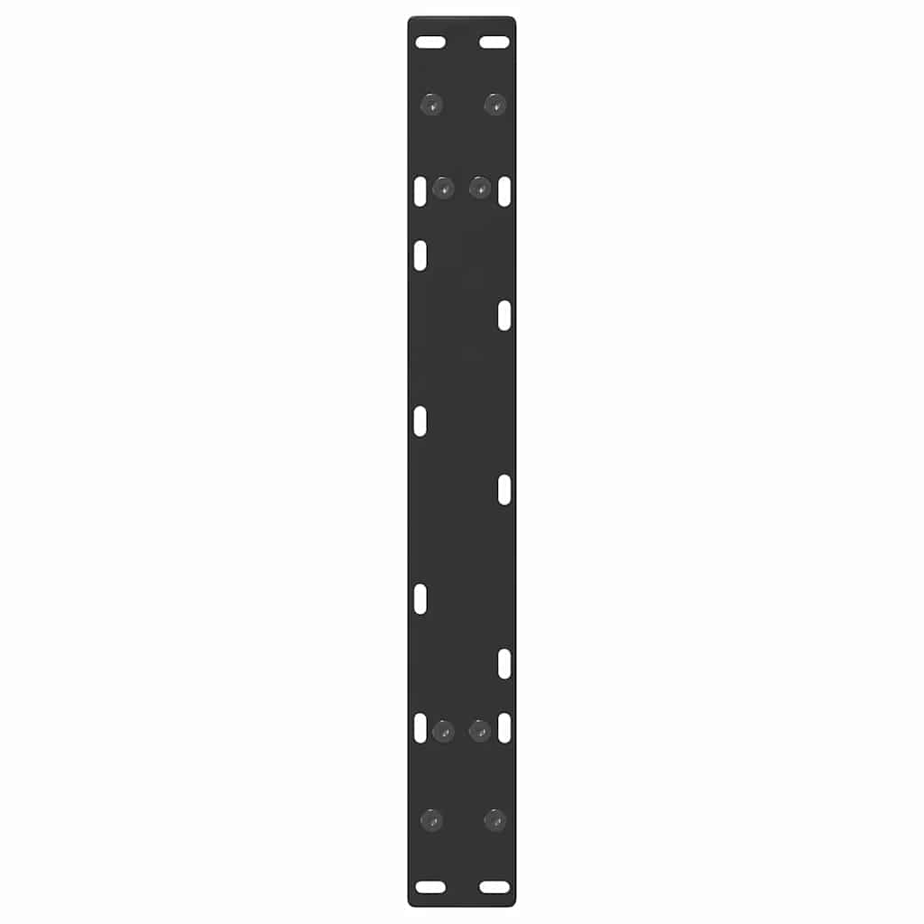 Gambe per Tavolino da Caffè a Forma di A 2 pz Nere 70x(30-31)cm