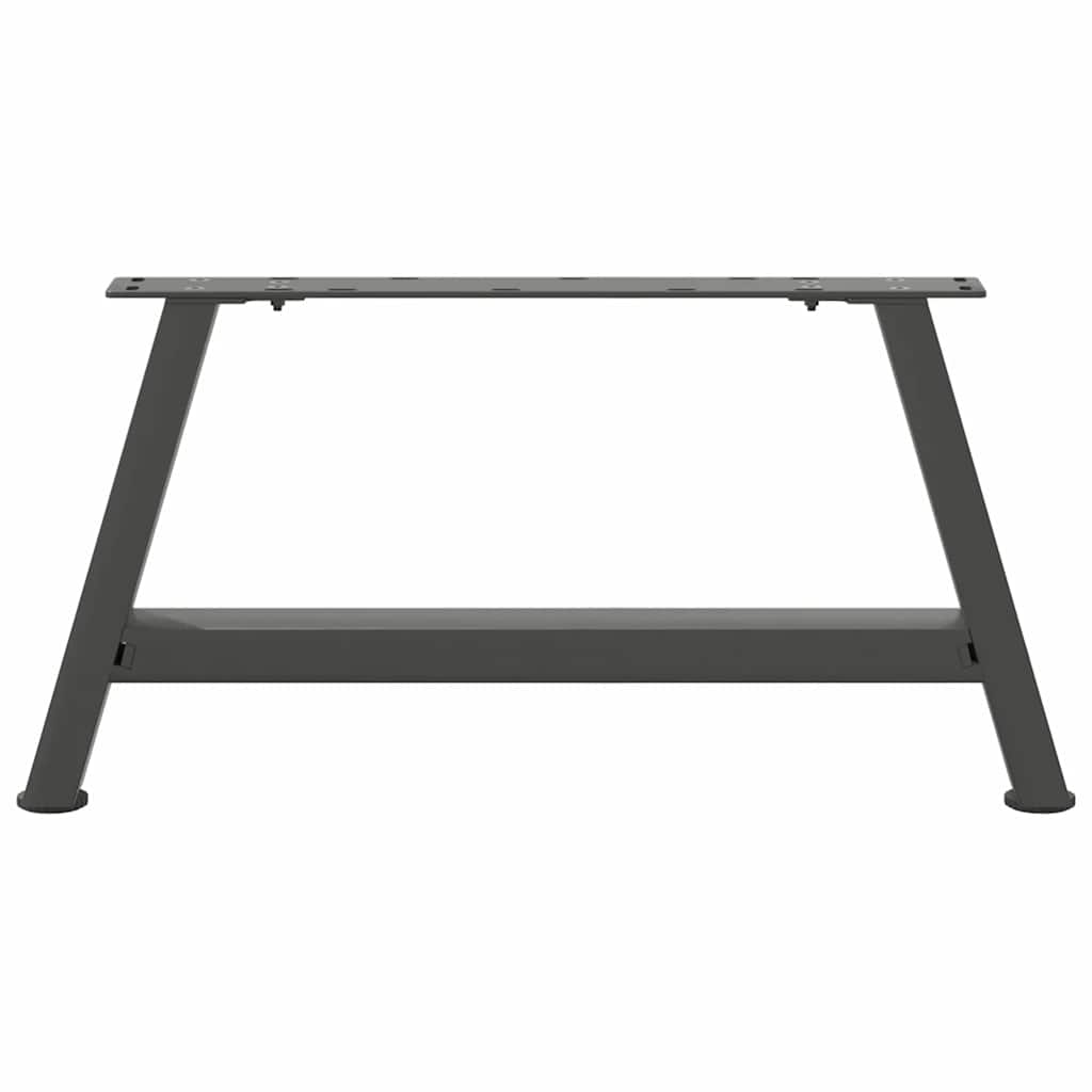 Gambe per Tavolino da Caffè forma A 2 pz Antracite 70x(30-31)cm