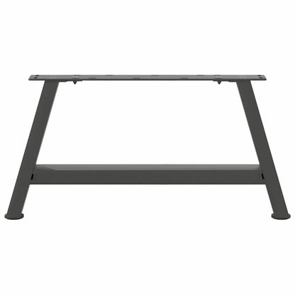 Gambe per Tavolino da Caffè forma A 2 pz Antracite 70x(30-31)cm