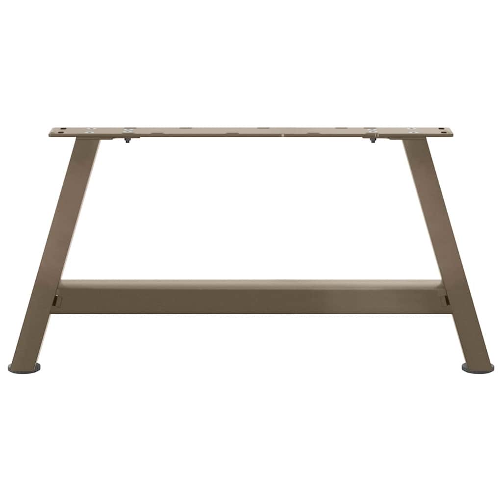 Gambe Tavolino da Caffè a A 2 pz 70x(30-31) cm Acciaio - homemem39