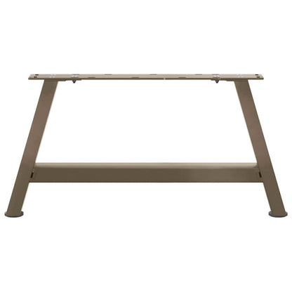 Gambe Tavolino da Caffè a A 2 pz 70x(30-31) cm Acciaio - homemem39