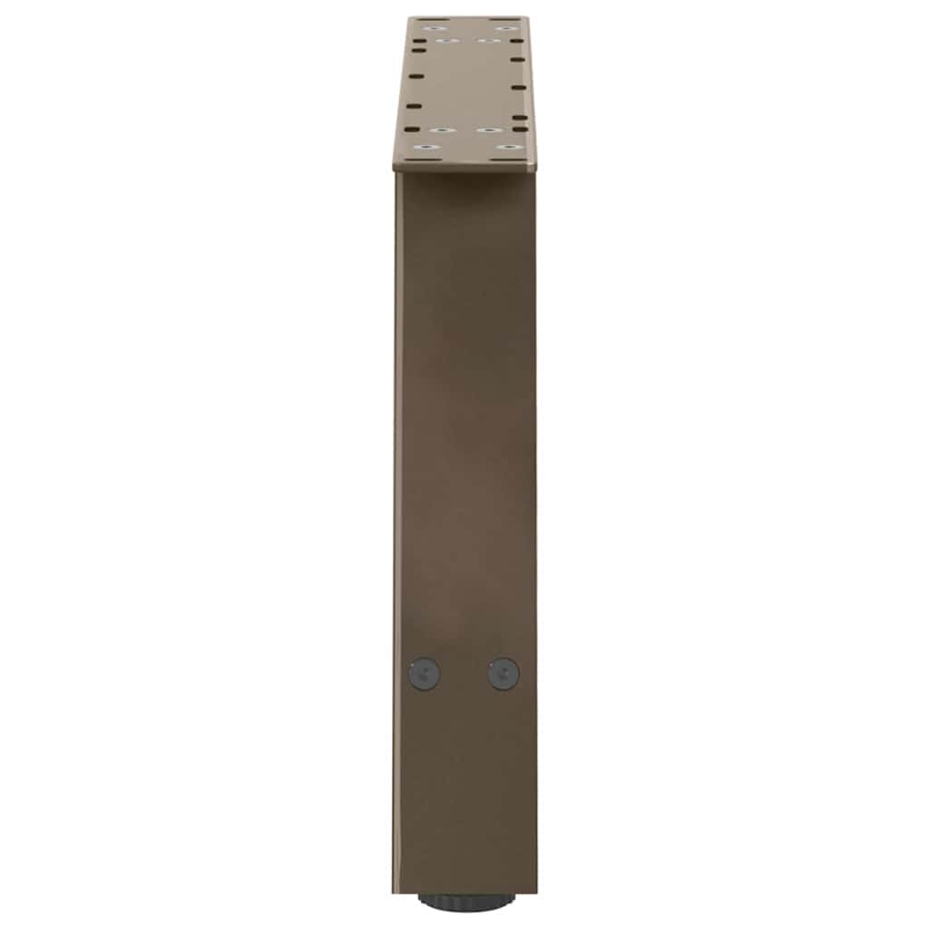 Gambe Tavolino da Caffè a A 2 pz 70x(30-31) cm Acciaio - homemem39