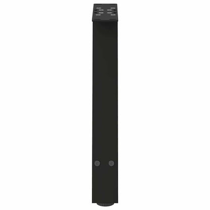 Gambe Tavolino da Caffè a A 2 pz Nero 38x(42-43) cm Acciaio - homemem39