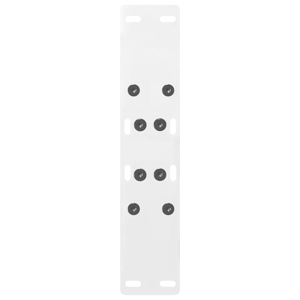 Gambe Tavolino da Caffè a A 2 pz Bianco 38x(42-43) cm Acciaio - homemem39