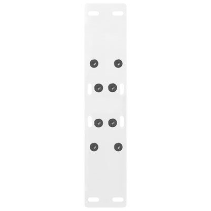 Gambe Tavolino da Caffè a A 2 pz Bianco 38x(42-43) cm Acciaio - homemem39