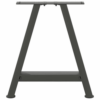 Gambe Tavolino Caffè a A 2 pz Antracite 38x(42-43)cm in Acciaio - homemem39