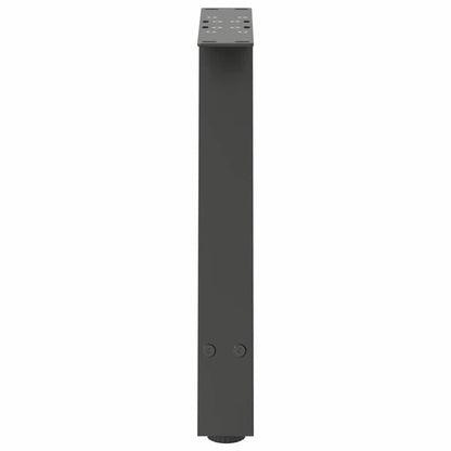 Gambe Tavolino Caffè a A 2 pz Antracite 38x(42-43)cm in Acciaio - homemem39