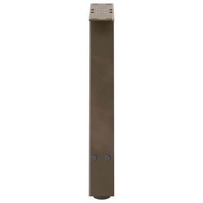 Gambe Tavolino da Caffè a A 2 pz 38x(42-43) cm Acciaio