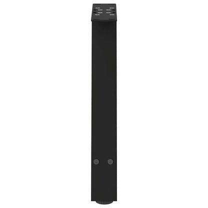 Gambe per Tavolino da Caffè a Forma di A 2 pz Nere 50x(42-43)cm