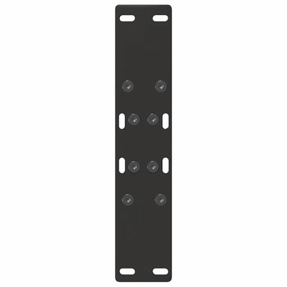 Gambe Tavolino da Caffè a A 2 pz Nero 50x(42-43) cm in Acciaio - homemem39