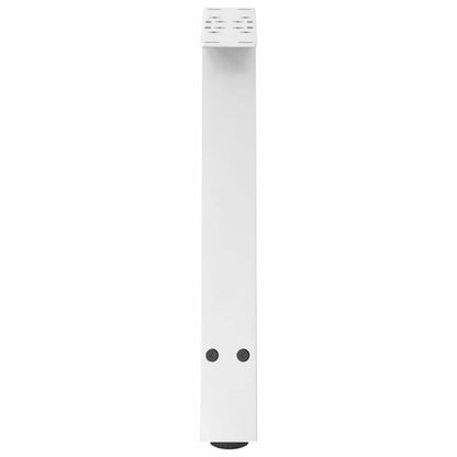 Gambe Tavolino da Caffè a A 2 pz Bianco 50x(42-43) cm Acciaio - homemem39