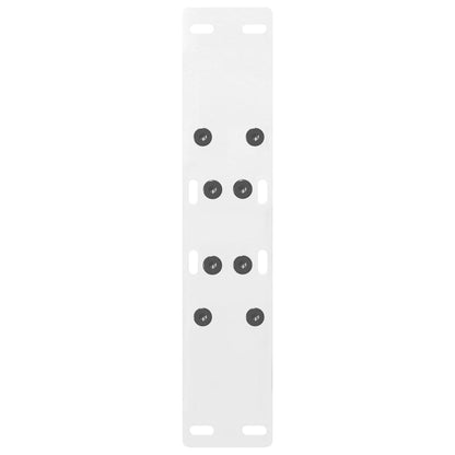 Gambe per Tavolino da Caffè forma A 2 pz Bianche 50x(42-43) cm