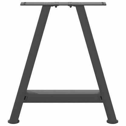 Gambe Tavolino Caffè a A 2 pz Antracite 50x(42-43)cm in Acciaio - homemem39