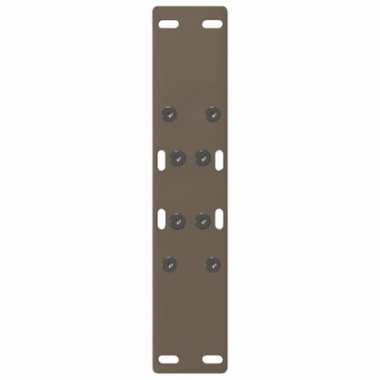 Gambe Tavolino da Caffè a A 2 pz 50x(42-43) cm Acciaio