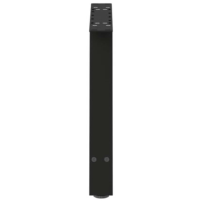 Gambe Tavolino da Caffè a A 2 pz Nero 60x(42-43) cm in Acciaio - homemem39