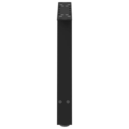 Gambe per Tavolino da Caffè a Forma di A 2 pz Nere 60x(42-43)cm