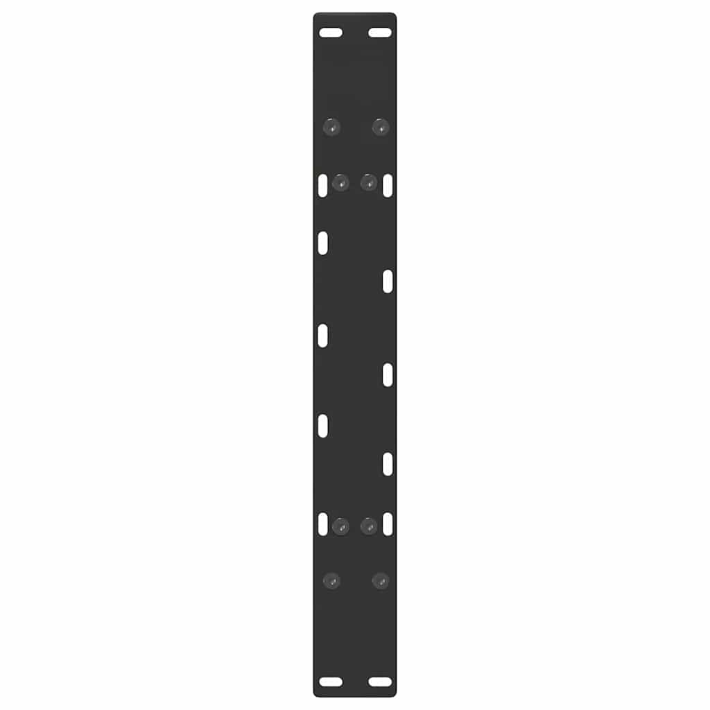 Gambe Tavolino da Caffè a A 2 pz Nero 60x(42-43) cm in Acciaio - homemem39