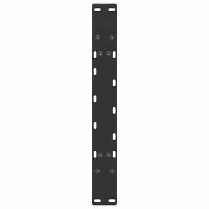 Gambe Tavolino da Caffè a A 2 pz Nero 60x(42-43) cm in Acciaio - homemem39