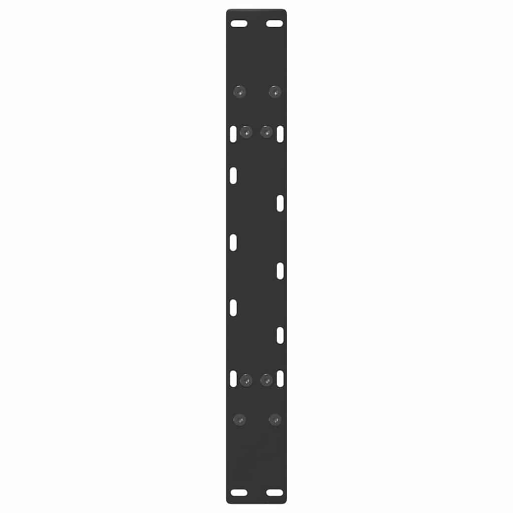 Gambe per Tavolino da Caffè a Forma di A 2 pz Nere 60x(42-43)cm