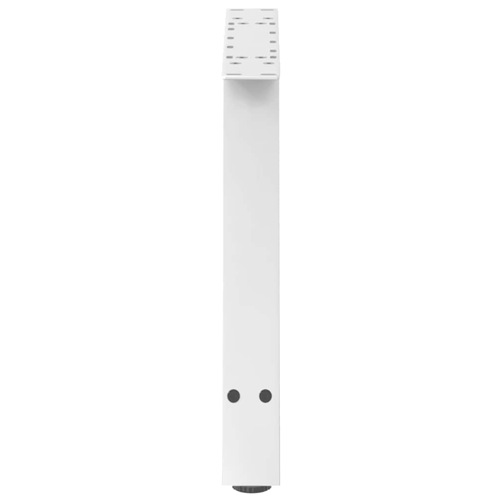 Gambe Tavolino Caffè a A 2 pz Bianco 60x(42-43) cm Acciaio - homemem39