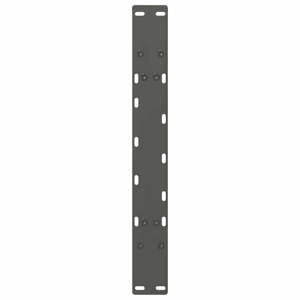 Gambe per Tavolino da Caffè forma A 2 pz Antracite 60x(42-43)cm