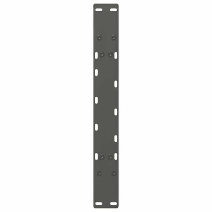 Gambe per Tavolino da Caffè forma A 2 pz Antracite 60x(42-43)cm