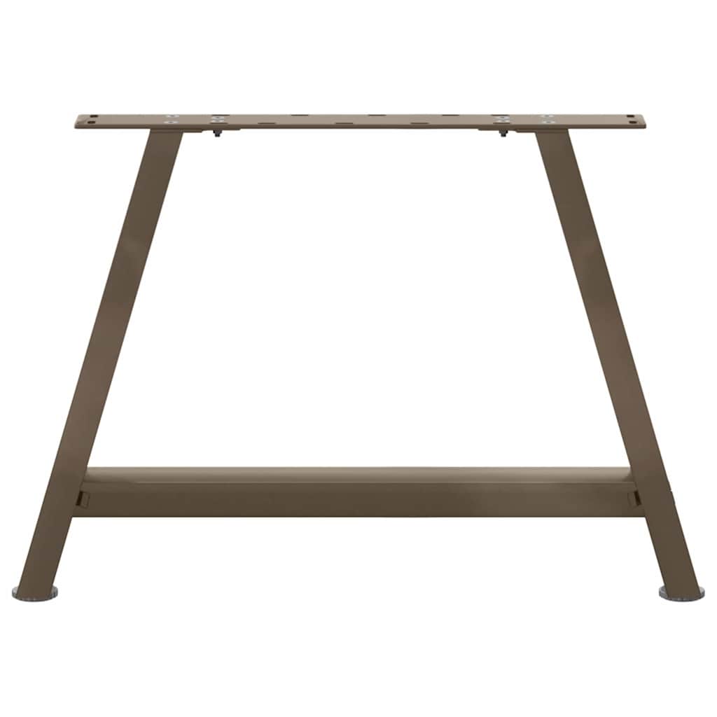 Gambe per Tavolino da Caffè a Forma di A 2 pz 60x(42-43) cm Acciaio | homemem39