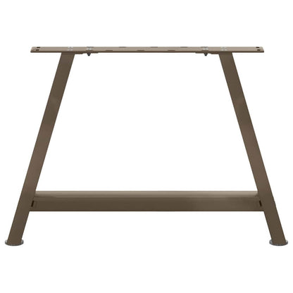 Gambe per Tavolino da Caffè a Forma di A 2 pz 60x(42-43) cm Acciaio | homemem39
