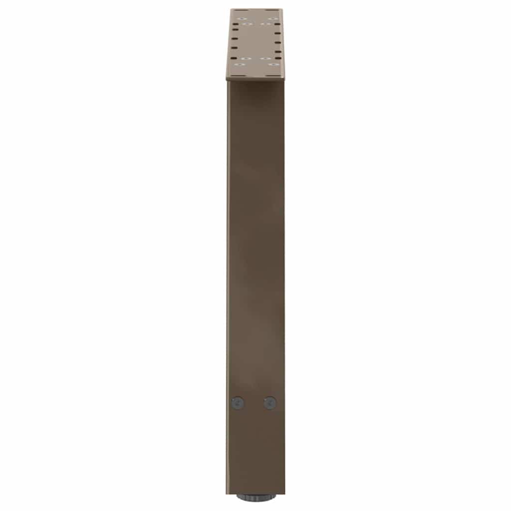 Gambe per Tavolino da Caffè a Forma di A 2 pz 60x(42-43) cm Acciaio | homemem39