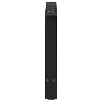 Gambe Tavolino da Caffè a A 2 pz Nero 70x(42-43) cm in Acciaio - homemem39