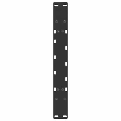 Gambe Tavolino da Caffè a A 2 pz Nero 70x(42-43) cm in Acciaio - homemem39