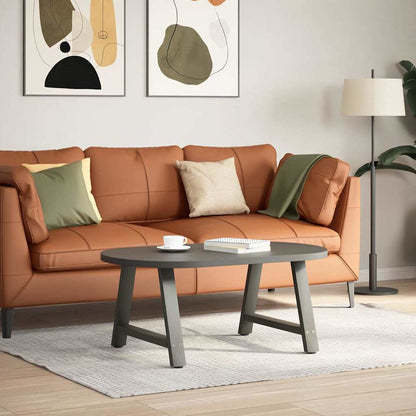 Gambe Tavolino Caffè a A 2 pz Antracite 70x(42-43)cm in Acciaio - homemem39