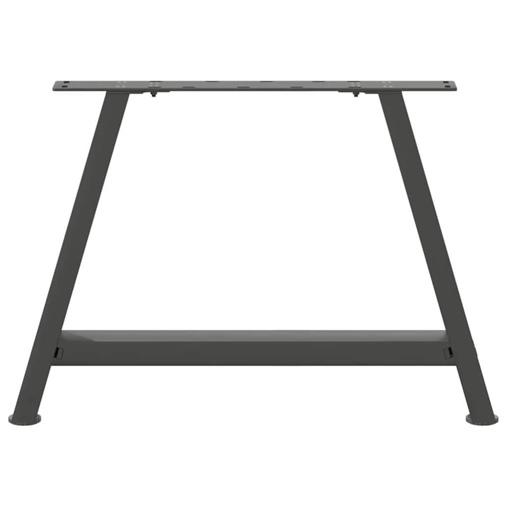 Gambe Tavolino Caffè a A 2 pz Antracite 70x(42-43)cm in Acciaio - homemem39