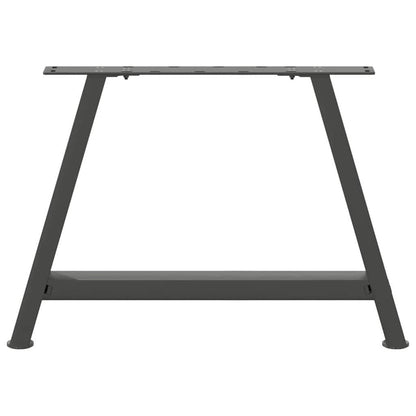 Gambe Tavolino Caffè a A 2 pz Antracite 70x(42-43)cm in Acciaio - homemem39
