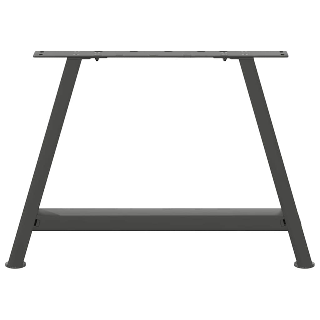 Gambe per Tavolino da Caffè forma A 2 pz Antracite 70x(42-43)cm