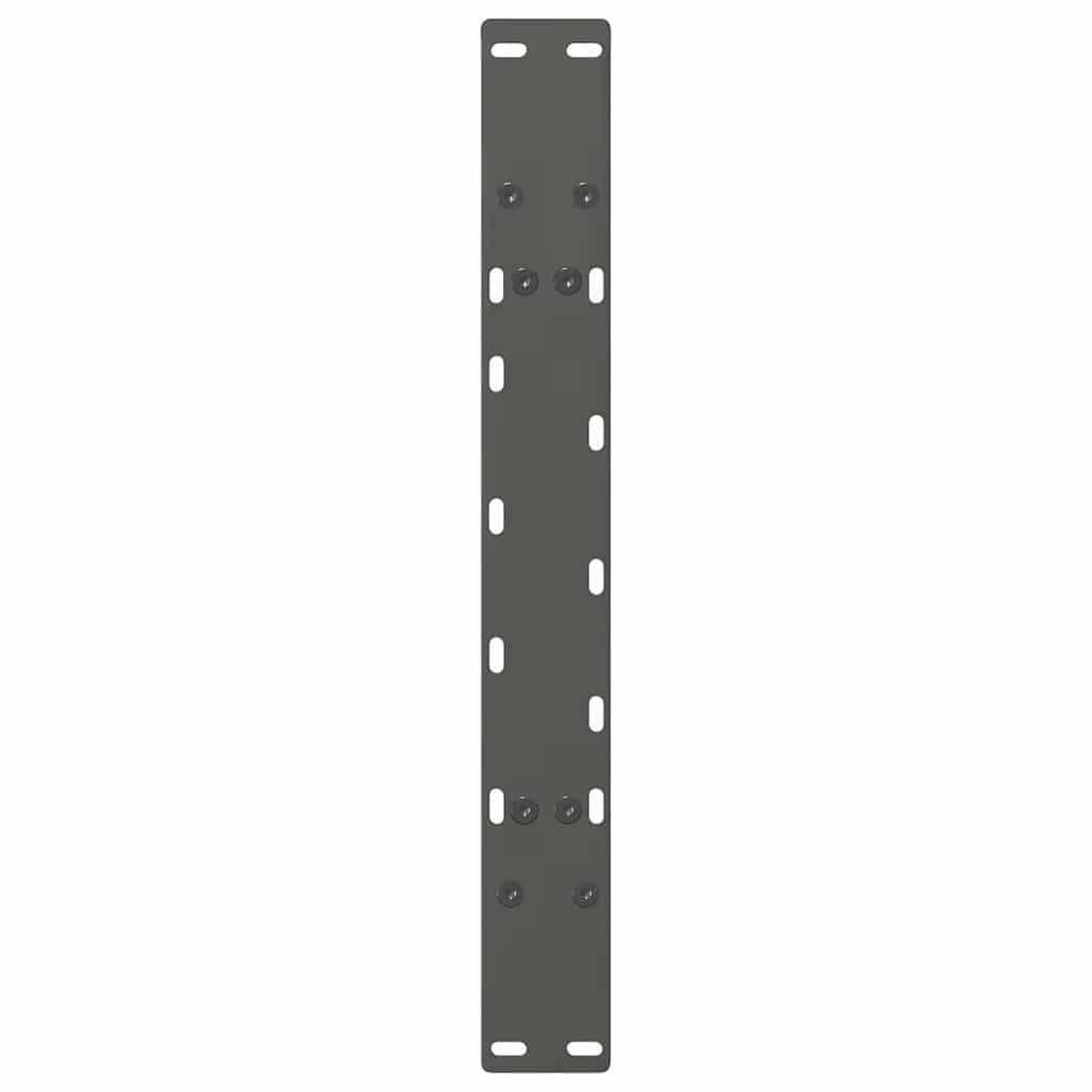 Gambe per Tavolino da Caffè forma A 2 pz Antracite 70x(42-43)cm