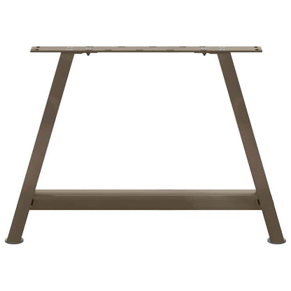 Gambe Tavolino da Caffè a A 2 pz 70x(42-43) cm Acciaio